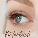 Wimpernverlängerung in natürlicher 1:1-Technik