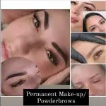 Ergebnisse von Powderbrows und Lippenpigmentierung